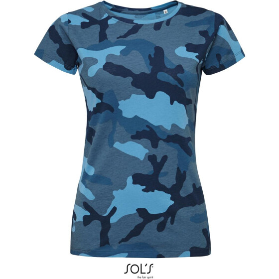 SOLS | Camo Women - Damen Camouflage T-Shirt
